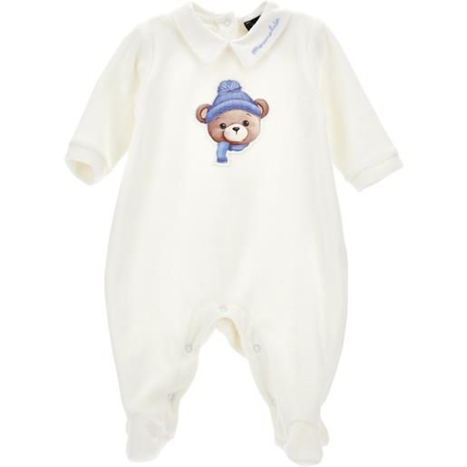 Monnalisa tutina ciniglia con colletto