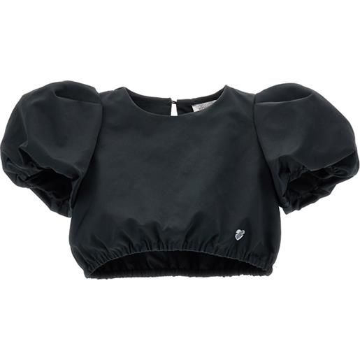 Monnalisa top duchesse cropped