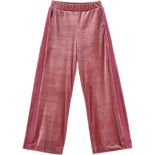Monnalisa pantaloni palazzo ciniglia