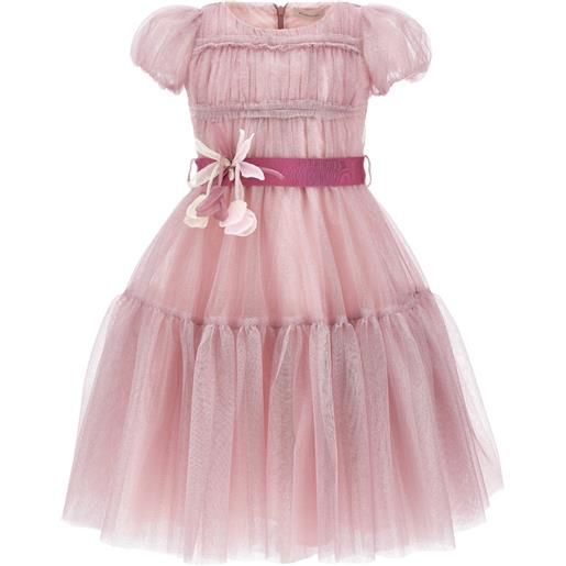 Monnalisa abito romantico tulle glitter