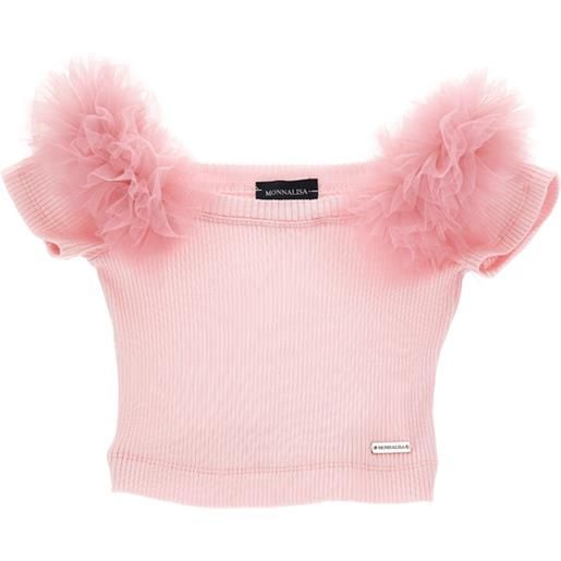 Monnalisa top viscosa tulle