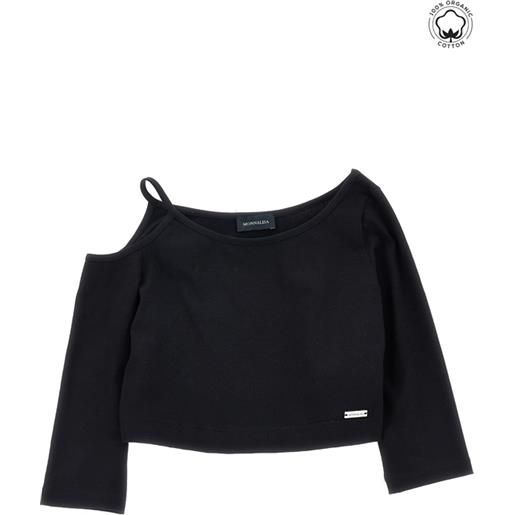 Monnalisa t-shirt cotone organico con spallina