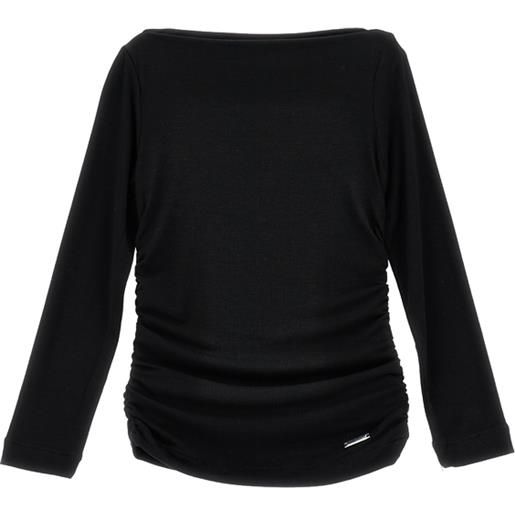 Monnalisa t-shirt viscosa drappeggiata