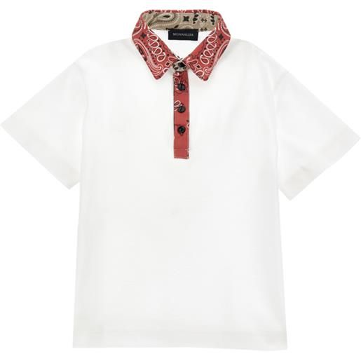 Monnalisa t-shirt piquet paisley