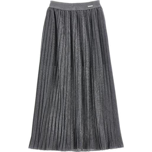 Monnalisa gonna lurex plissé