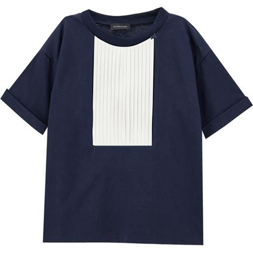 Monnalisa t-shirt con plastron