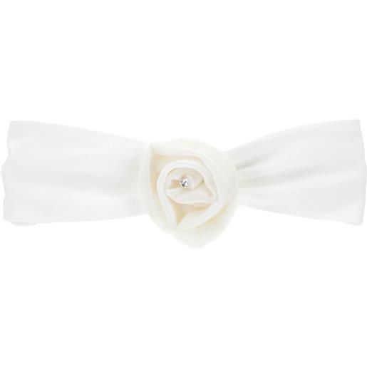 Monnalisa fascia velluto con rosa