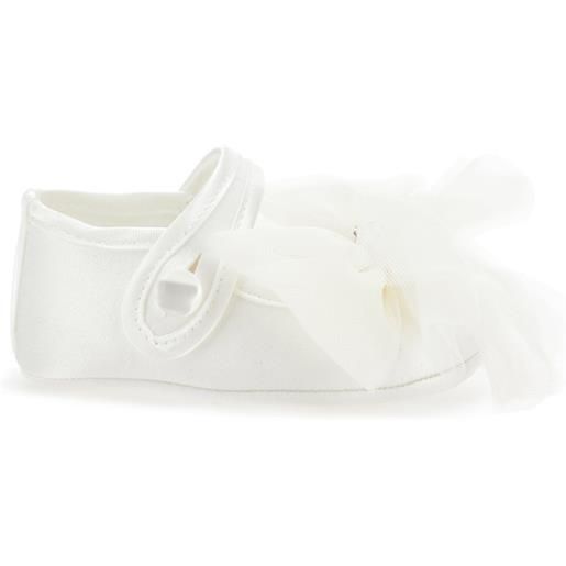 Monnalisa ballerine raso con maxifiocco