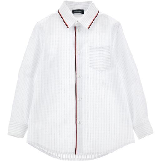 Monnalisa camicia riga micropois