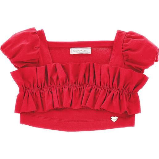 Monnalisa top cropped jersey