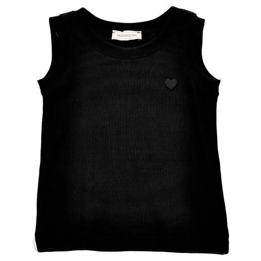 Monnalisa canotta viscosa a costine