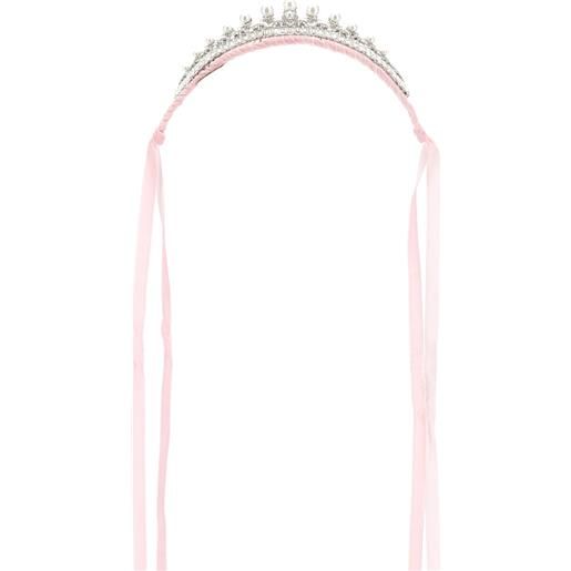 Monnalisa diadema strass e velluto