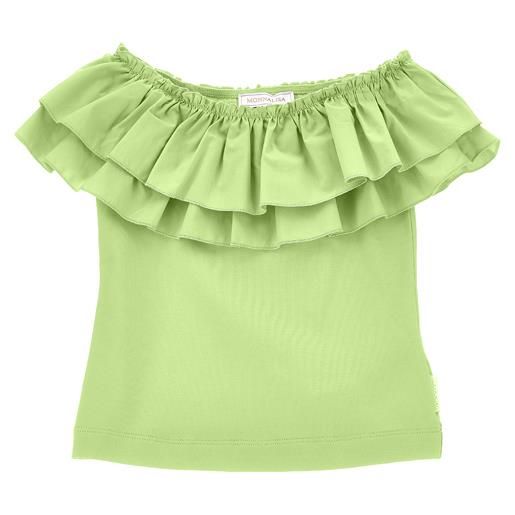 Monnalisa t-shirt jersey con maxigale