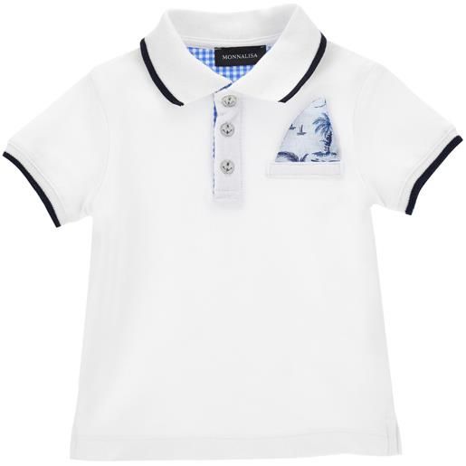 Monnalisa polo piquet cotone