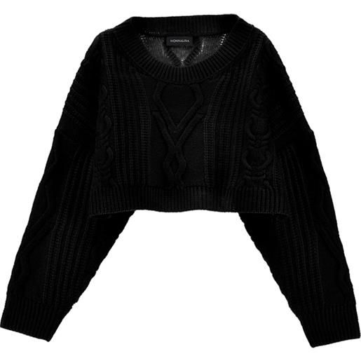 Monnalisa mini pull trecce irlandese