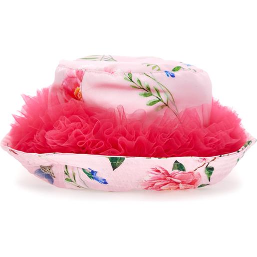 Monnalisa cappello rasetto con rouches