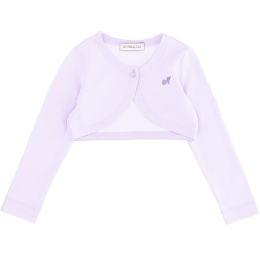Monnalisa cardigan rasato crêpe