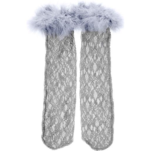 Monnalisa calze microrete piume