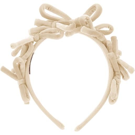 Monnalisa cerchietto velluto con fiocchi