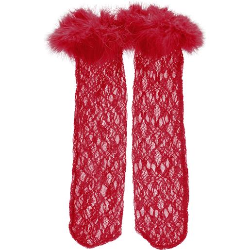 Monnalisa calze microrete piume