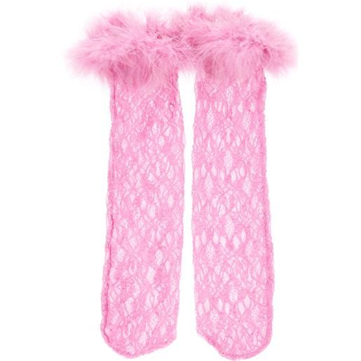 Monnalisa calze microrete piume