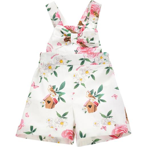 Monnalisa salopette popeline stampato