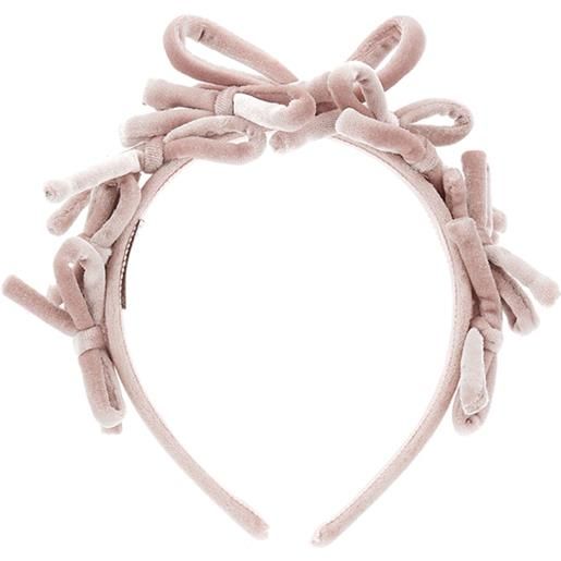 Monnalisa cerchietto velluto con fiocchi