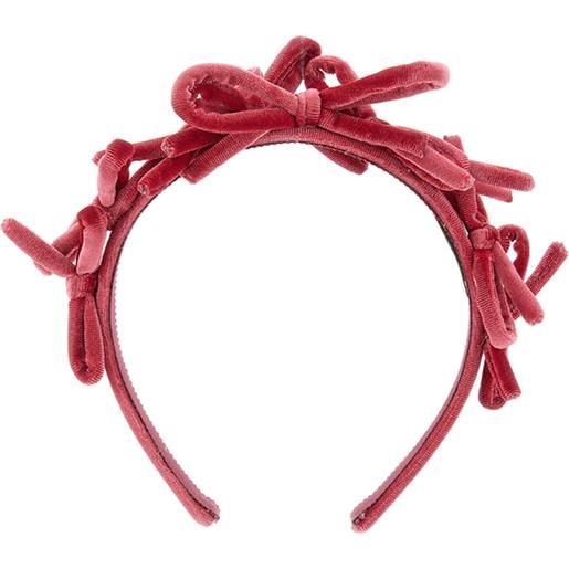 Monnalisa cerchietto velluto con fiocchi