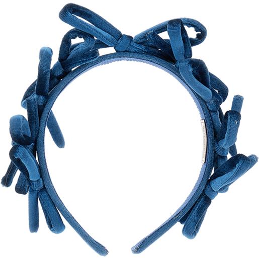 Monnalisa cerchietto velluto con fiocchi