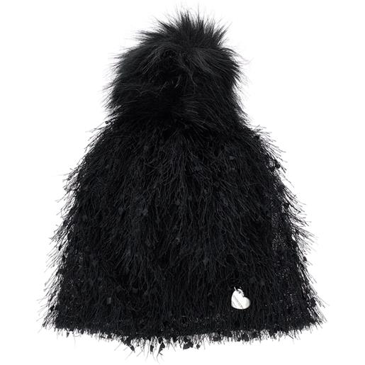 Monnalisa berretto misto lana con frangette