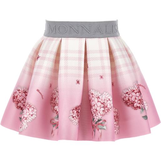 Monnalisa gonna neoprene floreale