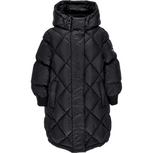 Monnalisa giaccone lungo imbottito effetto satinato