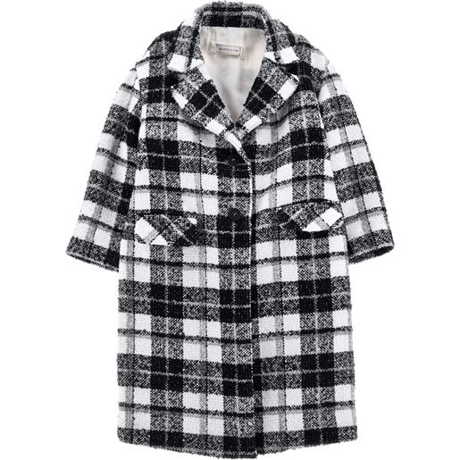 Monnalisa cappotto bouclé tartan