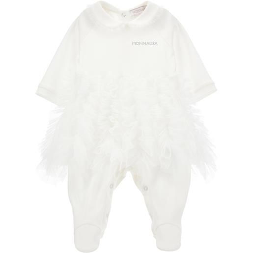 Monnalisa tutina intera con gonna rouches