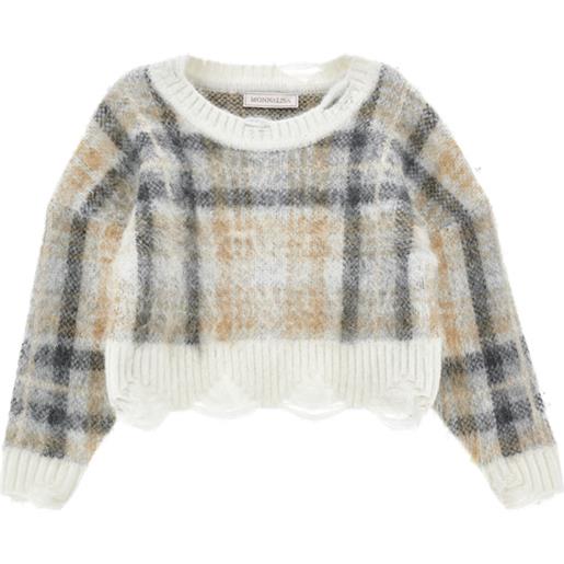 Monnalisa pull tartan