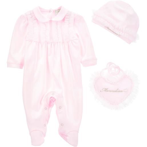 Monnalisa completo tre pezzi con rouches