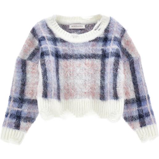 Monnalisa pull tartan