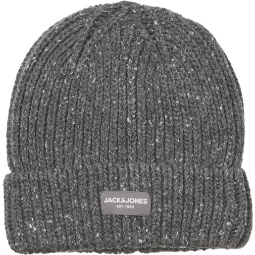 JACK & JONES cliff nap beanie grey melange berretto uomo