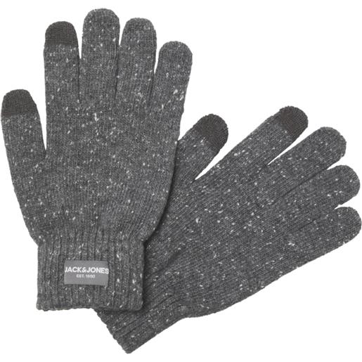 JACK & JONES cliff nap gloves grey melange guanti uomo