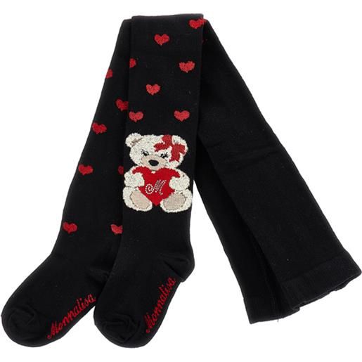 Monnalisa collant caldo cotone jacquard