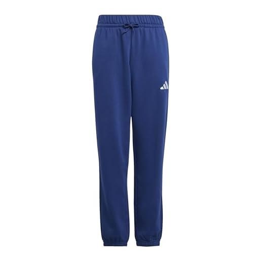 adidas essentials pants, pantaloni unisex - bambini, dark blue/white, 