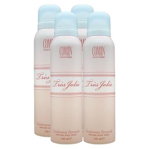 FEI FAN deodorante spray donna, très jolie 150ml (4 spray)