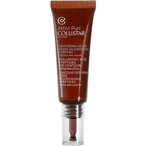 Collistar contorno occhi acido ialuronico+peptidi liftante antiborse 15 ml siero anti-età siero