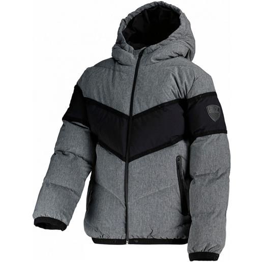 EA7 EMPORIO ARMANI piumino con cappuccio bicolor v bambino