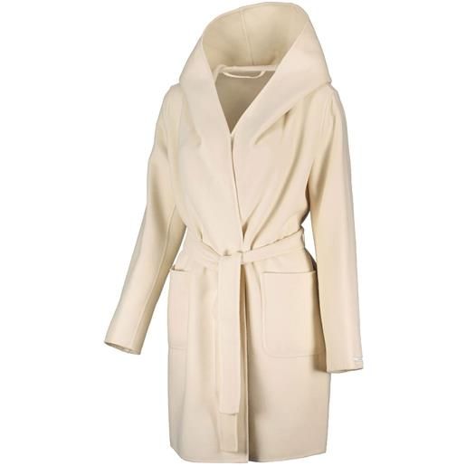 EMME MARELLA cappotto vestaglia con cappuccio oblato donna
