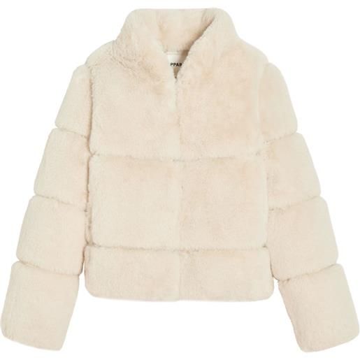 Apparis giacca sai in pelliccia cruelty-free - toni neutri
