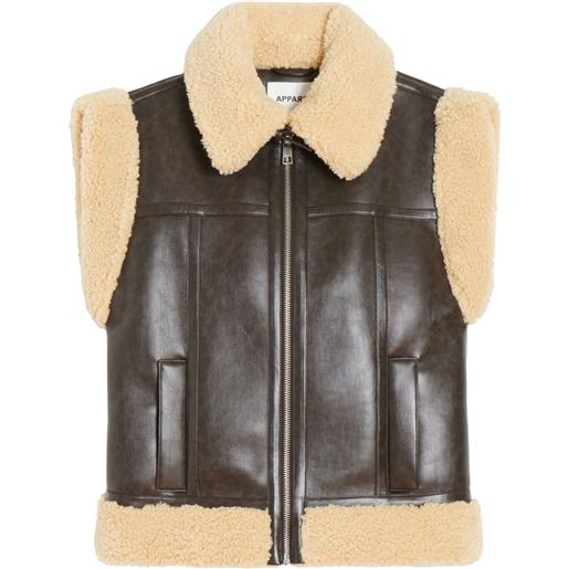 Apparis gilet gaia - marrone