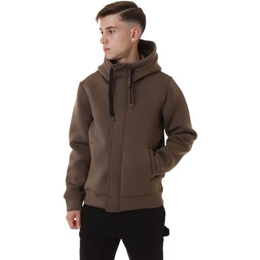 L'AGAMA' jacket neoprene cappuccio full zip sv534 giacca uomo