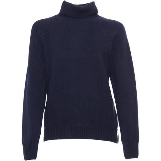 K-WAY dolcevita virgil merino blu