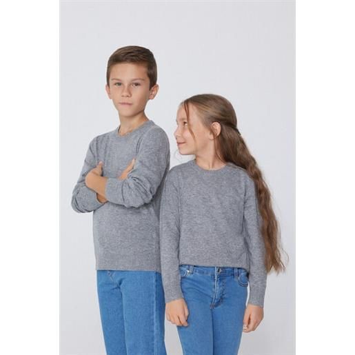 Tezenis maglia girocollo con lana bimbi unisex unisex grigio